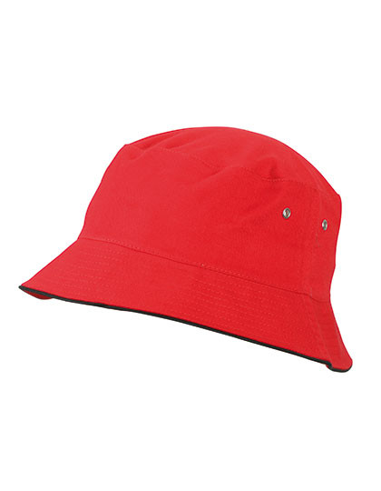 Myrtle beach Fisherman Piping Hat Red