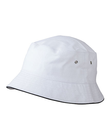 Myrtle beach Fisherman Piping Hat White