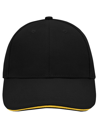 Myrtle beach 6-Panel Sandwich Cap Black