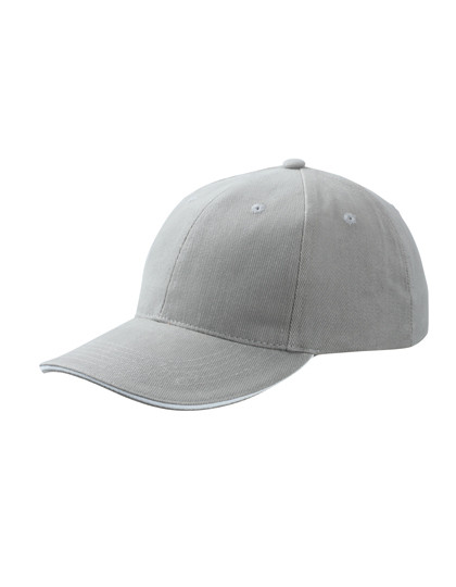 Myrtle beach 6-Panel Sandwich Cap Dark Grey