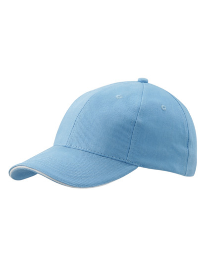 Myrtle beach 6-Panel Sandwich Cap Light Blue