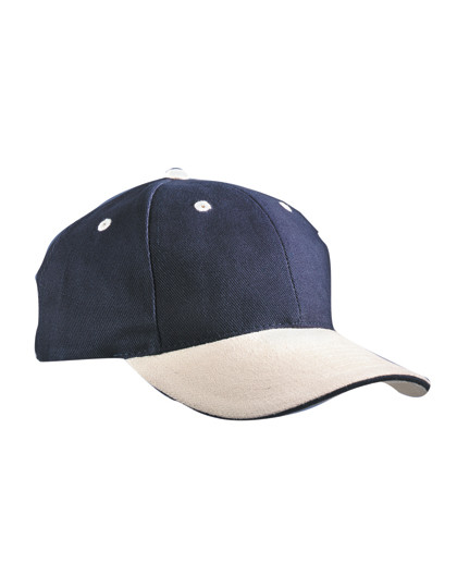 Myrtle beach 6-Panel Sandwich Cap Navy
