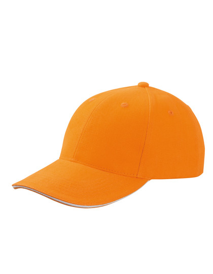 Myrtle beach 6-Panel Sandwich Cap Orange