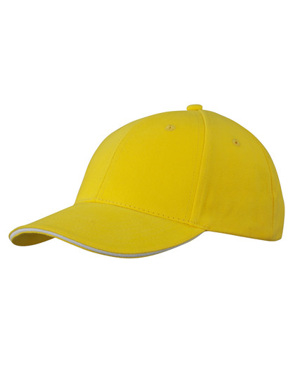 Myrtle beach 6-Panel Sandwich Cap Sun Yellow