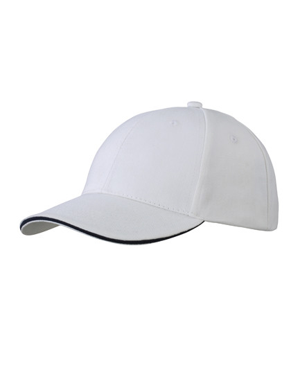 Myrtle beach 6-Panel Sandwich Cap White