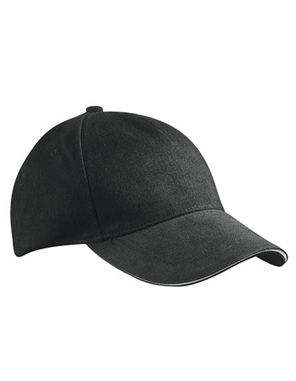 Myrtle beach 5 Panel Sandwich Cap Black