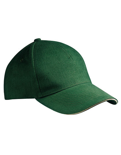 Myrtle beach 5 Panel Sandwich Cap Dark Green