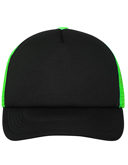 Daiber 5-Panel Polyester Mesh Cap Black