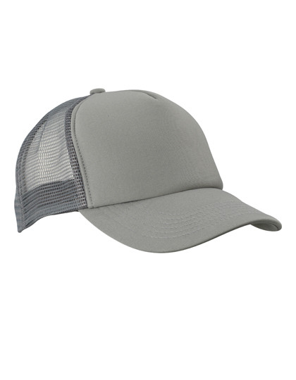 Daiber 5-Panel Polyester Mesh Cap Dark Grey