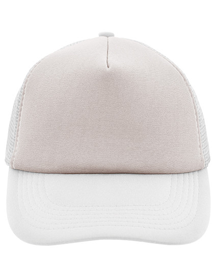 Daiber 5-Panel Polyester Mesh Cap Light Grey