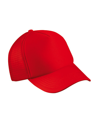 Daiber 5-Panel Polyester Mesh Cap Red