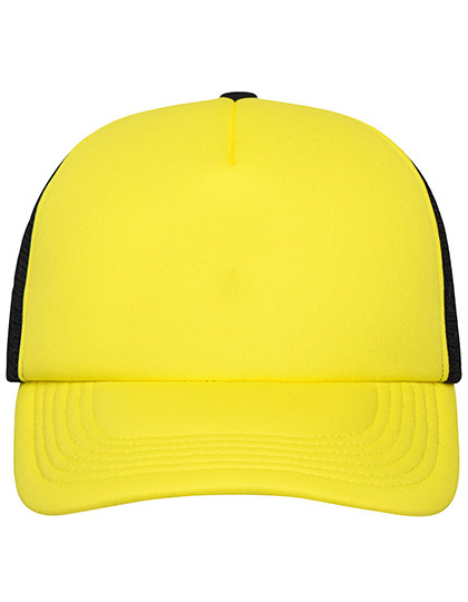Daiber 5-Panel Polyester Mesh Cap Sun Yellow