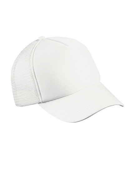 Daiber 5-Panel Polyester Mesh Cap White