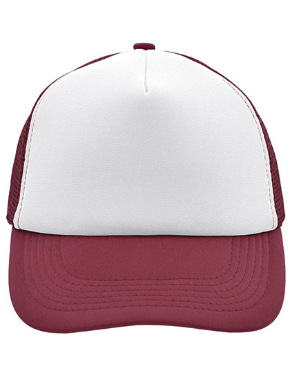 Daiber 5-Panel Polyester Mesh Cap White