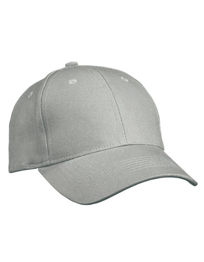 Myrtle beach 6 Panel Cap Heavy Cotton Light Grey