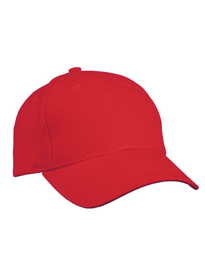 Myrtle beach 6 Panel Cap Heavy Cotton Red