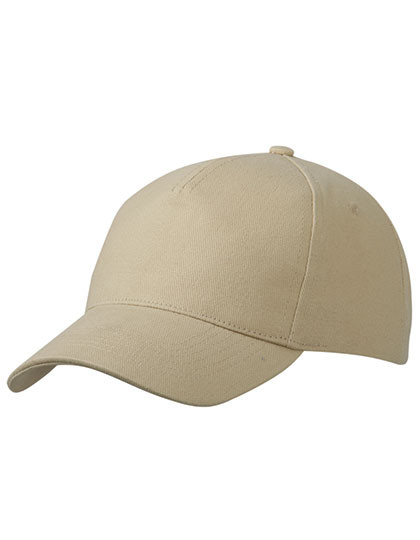 Myrtle beach 5 Panel Cap Heavy Cotton Beige