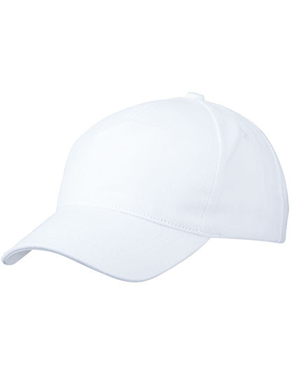 Myrtle beach 5 Panel Cap Heavy Cotton White