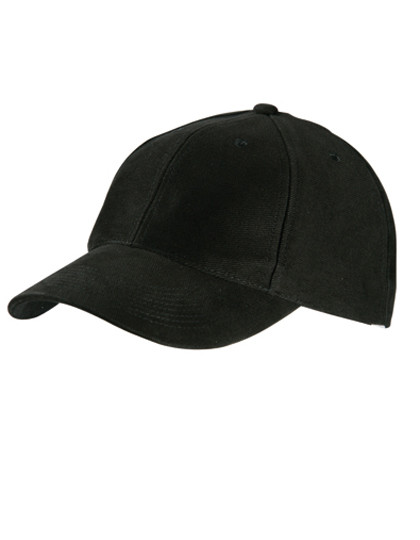 Myrtle beach 6-Panel Raver Cap Laminated Black