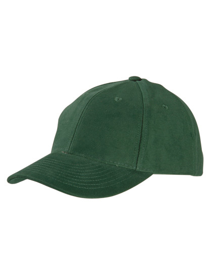 Myrtle beach 6-Panel Raver Cap Laminated Dark Green