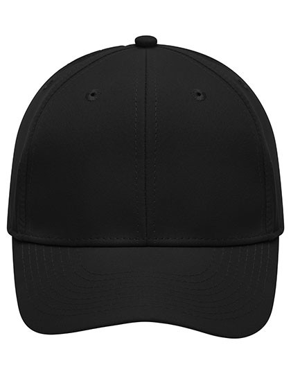 Myrtle beach 6-Panel Polyester Peach Cap Black