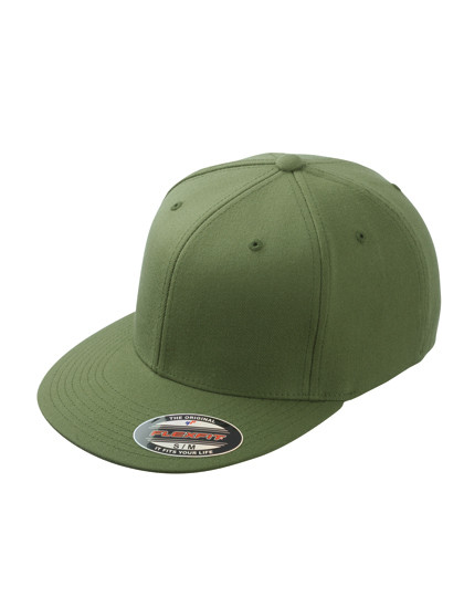 Myrtle beach 6 Panel Flexfit® Flat Peak Cap Olive