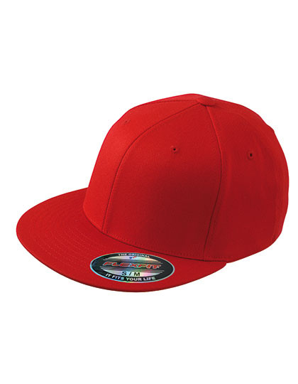 Myrtle beach 6 Panel Flexfit® Flat Peak Cap Red