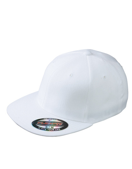 Myrtle beach 6 Panel Flexfit® Flat Peak Cap White
