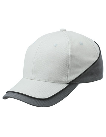 Myrtle beach 6 Panel Turbo Piping Cap Light Grey