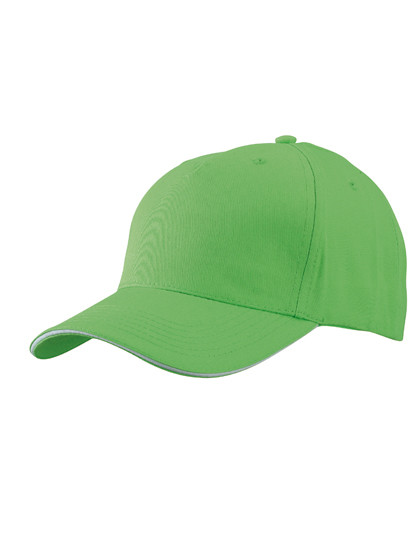 Myrtle beach 5 Panel Sandwich Cap Lime Green