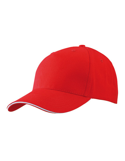 Myrtle beach 5 Panel Sandwich Cap Red