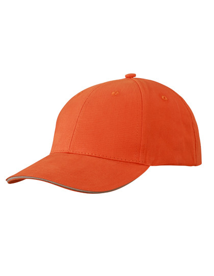 Myrtle beach Light Brushed Sandwich Cap Dark Orange