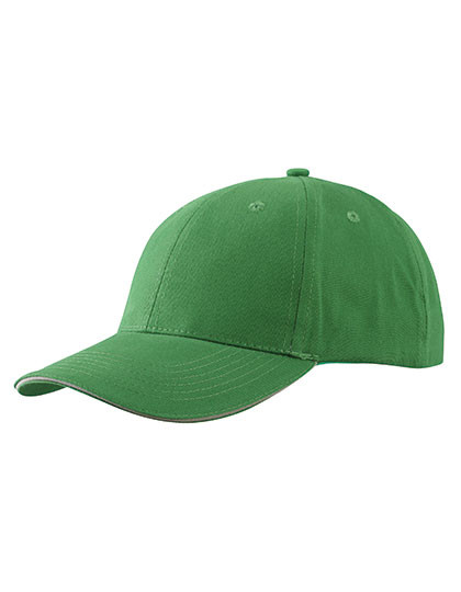 Myrtle beach Light Brushed Sandwich Cap Green