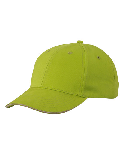 Myrtle beach Light Brushed Sandwich Cap Lime Green