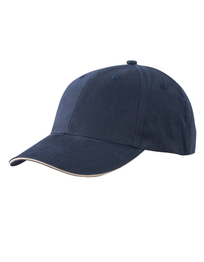Myrtle beach Light Brushed Sandwich Cap Navy