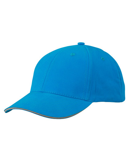Myrtle beach Light Brushed Sandwich Cap Turquoise
