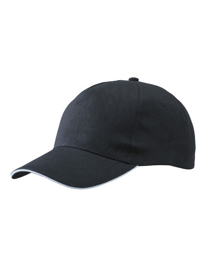 Myrtle beach 5 Panel Promo Sandwich Cap Black