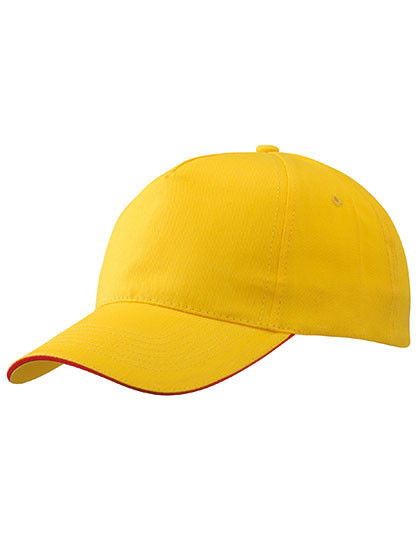 Myrtle beach 5 Panel Promo Sandwich Cap Gold