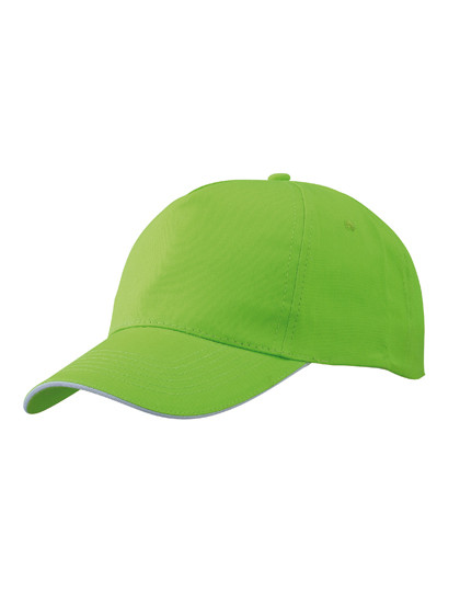 Myrtle beach 5 Panel Promo Sandwich Cap Lime Green