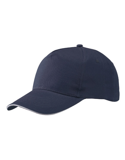 Myrtle beach 5 Panel Promo Sandwich Cap Navy