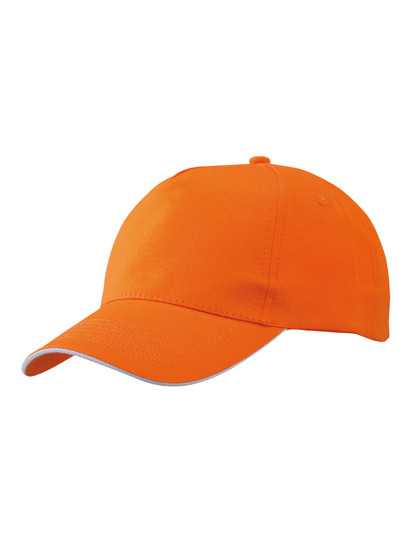 Myrtle beach 5 Panel Promo Sandwich Cap Orange