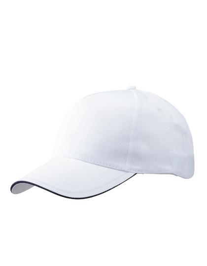 Myrtle beach 5 Panel Promo Sandwich Cap White