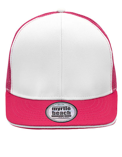 Myrtle beach Pro Cap Mesh 6 Panel White