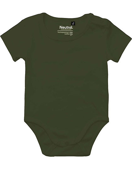Neutral Babies Short Sleeve Bodystocking Military