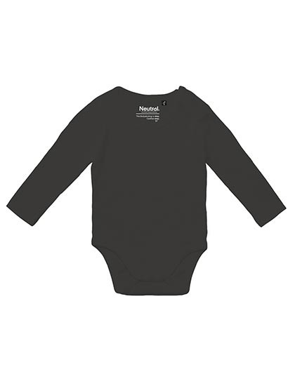 Neutral Babies Long Sleeve Bodystocking Charcoal