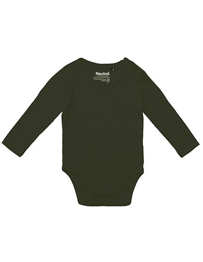 Neutral Babies Long Sleeve Bodystocking Military