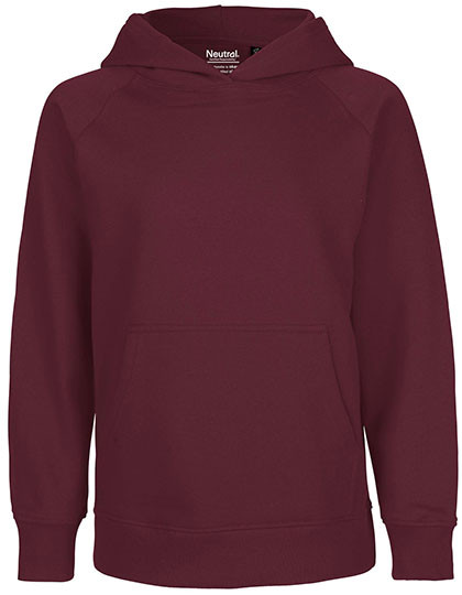Neutral Kids´ Hoodie Bordeaux