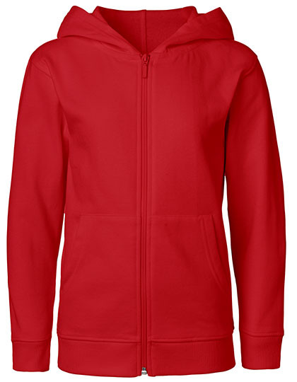 Neutral Kids´ Zip Hoodie Red