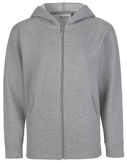 Neutral Kids´ Zip Hoodie Sport Grey