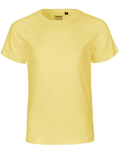 Neutral Kids´ Short Sleeve T-Shirt Dusty Yellow